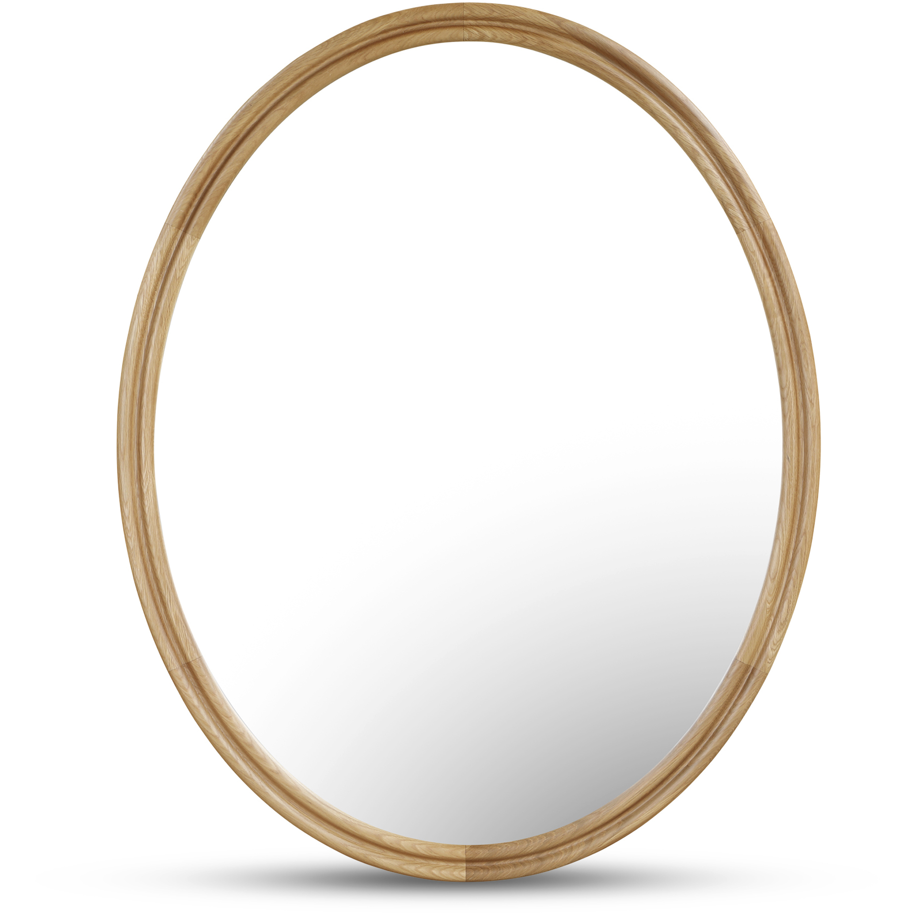 Alcott 40 X 32 inch Natural Mirror, Oval