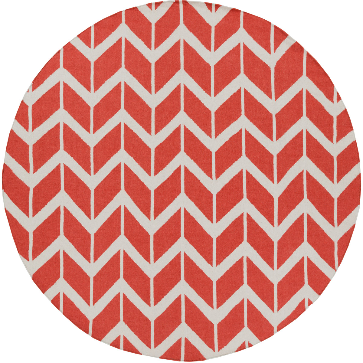Fallon 96 X 96 inch Bright Orange, Beige Rug