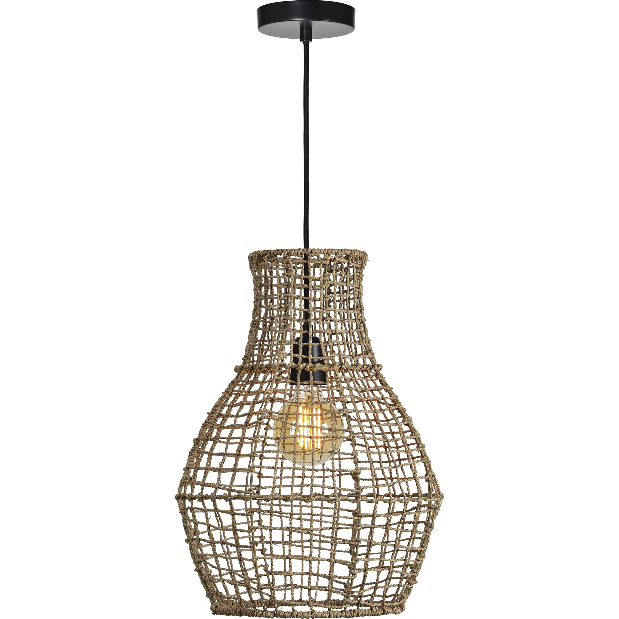 Nahanni 1 Light 13.8 inch Natural Pendant Ceiling Light
