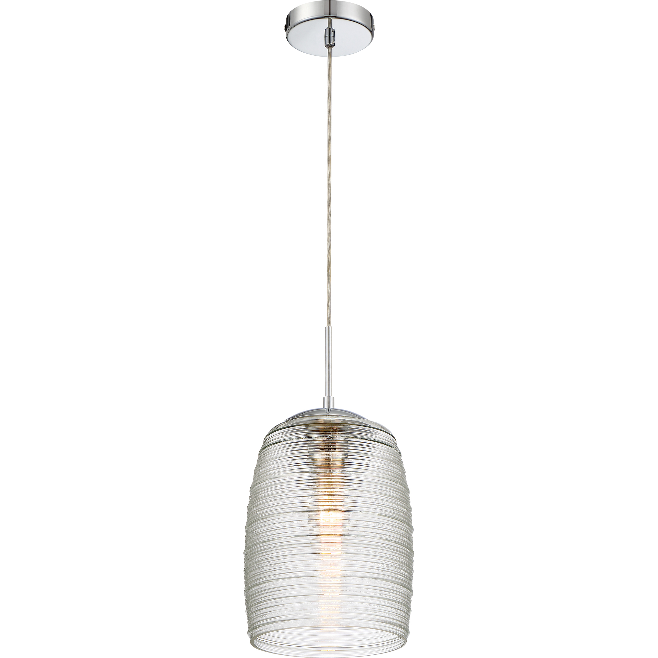 Quoizel Piccolo 1 Light 9 inch Polished Chrome Mini Pendant Ceiling Light, Cord Hung QPP2784C - Open Box