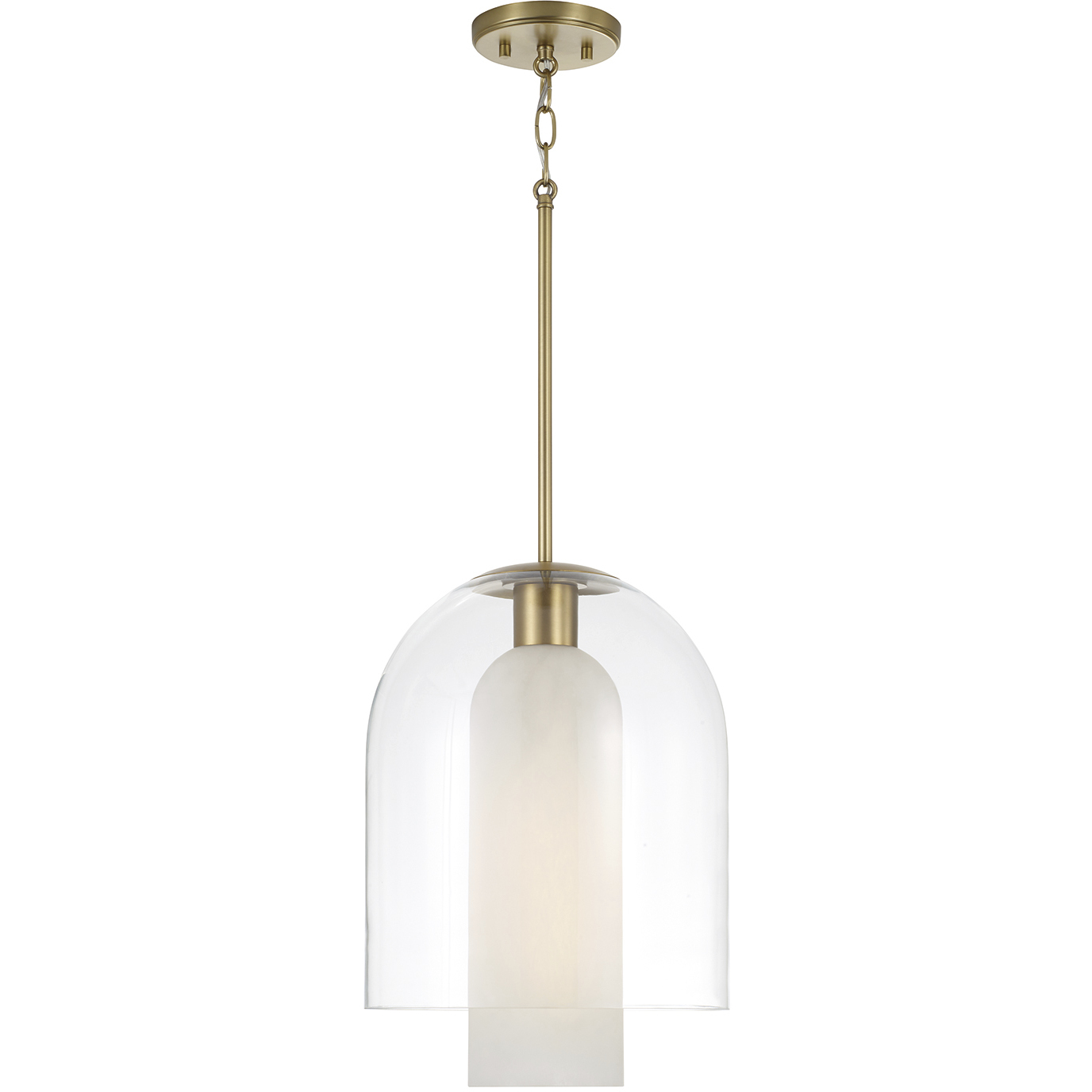 Liz 1 Light 12 inch Aged Brass Pendant Ceiling Light