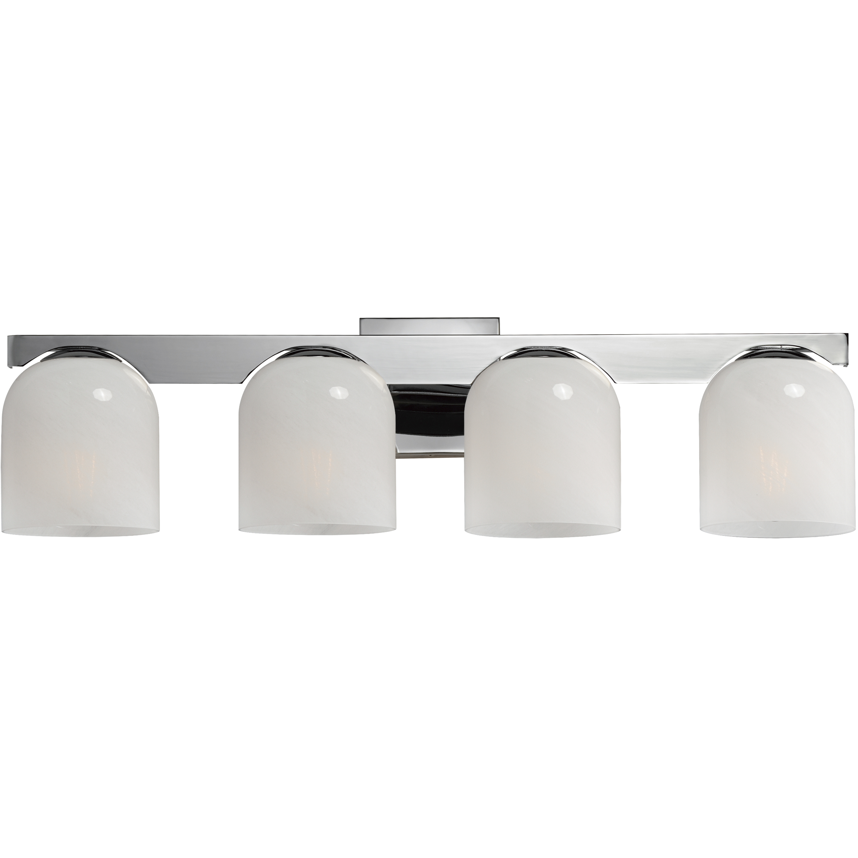 Scoop LED 29.5 inch Polished Chrome Bath Vanity Wall Light in Marble