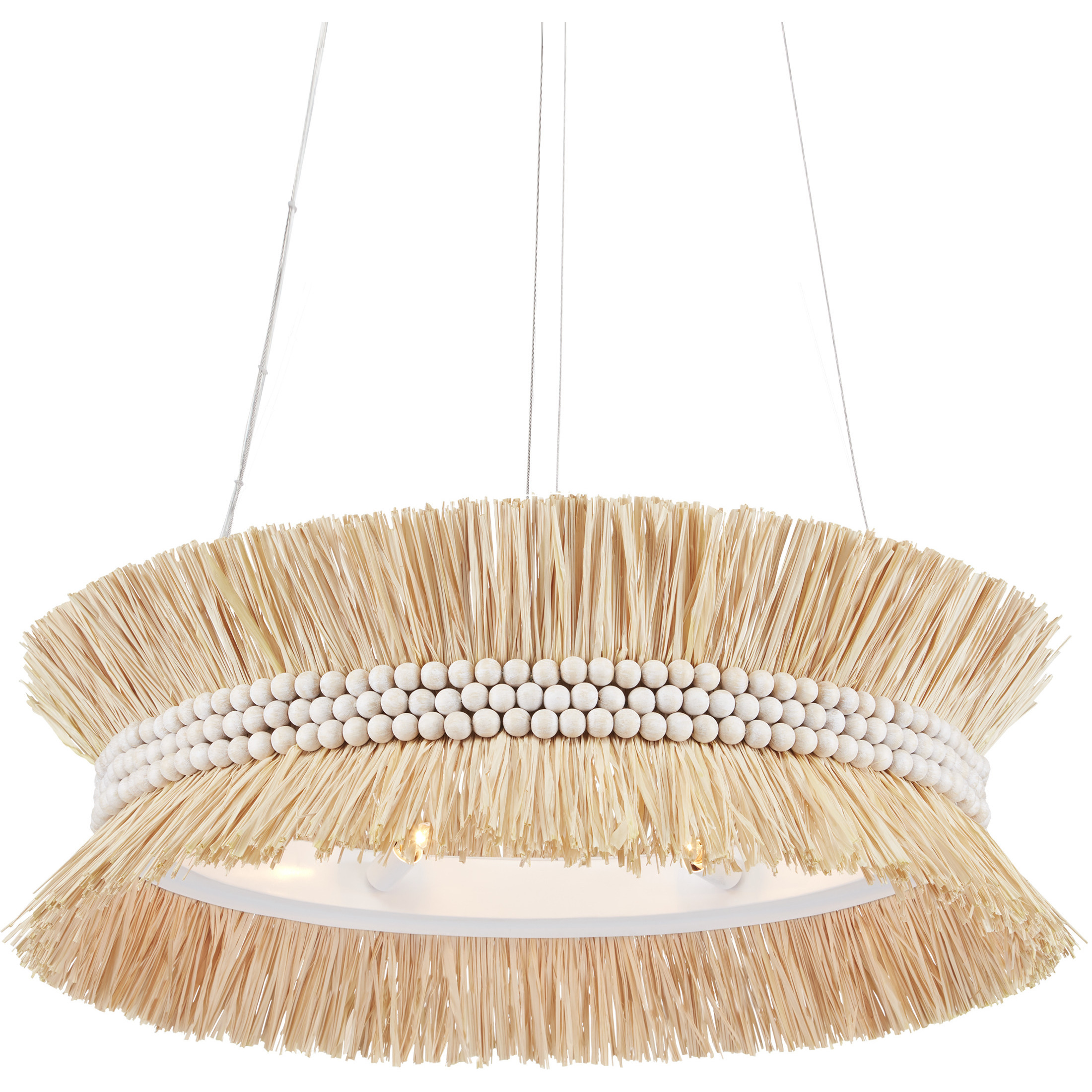 Seychelles 6 Light 33 inch Mole Black Chandelier Ceiling Light, Jamie Beckwith Collection
