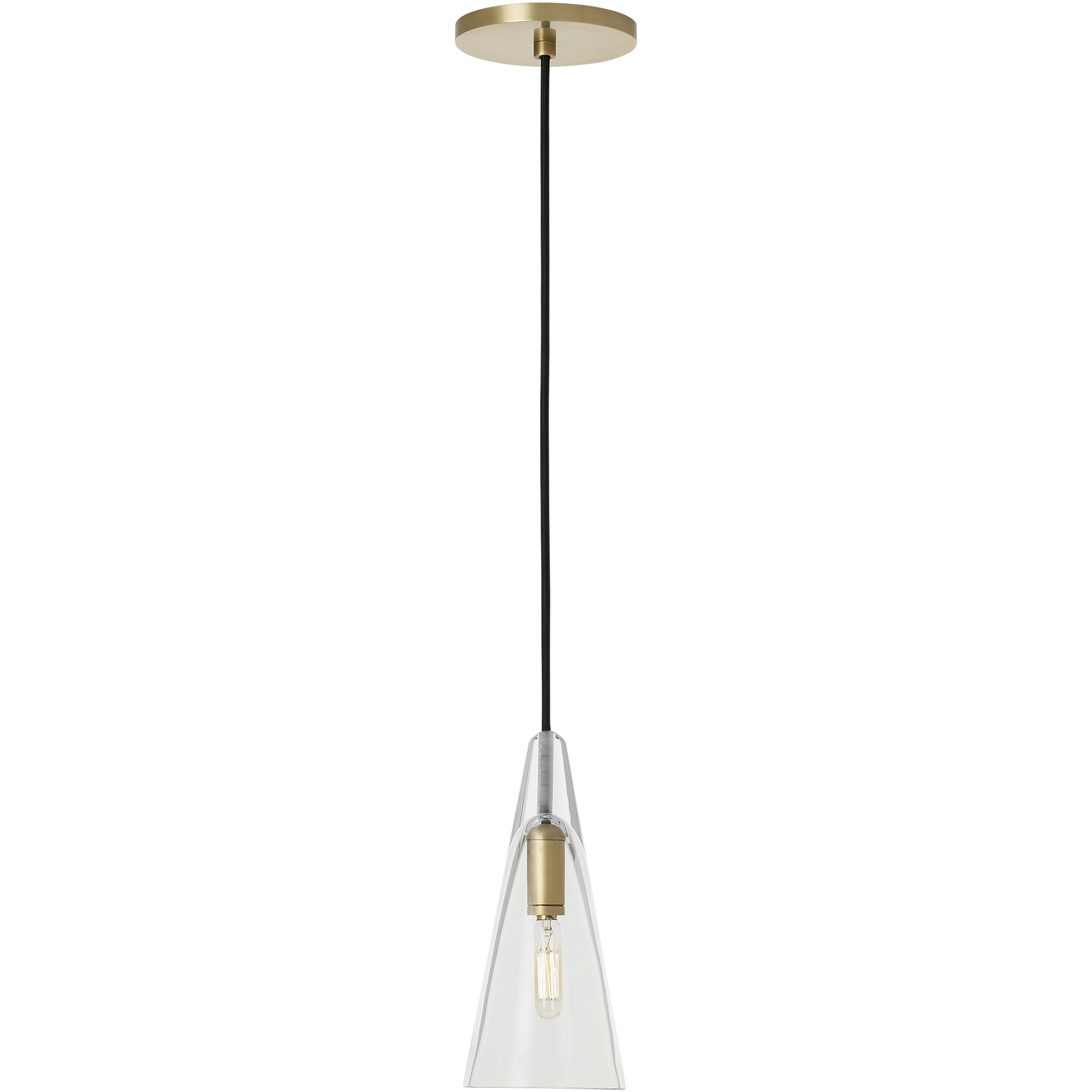 Sean Lavin Selina LED 4.4 inch Natural Brass Line-Voltage Pendant Ceiling Light