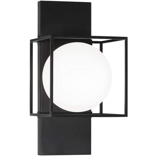 Squircle 1 Light 6.75 inch Black Wall Sconce Wall Light