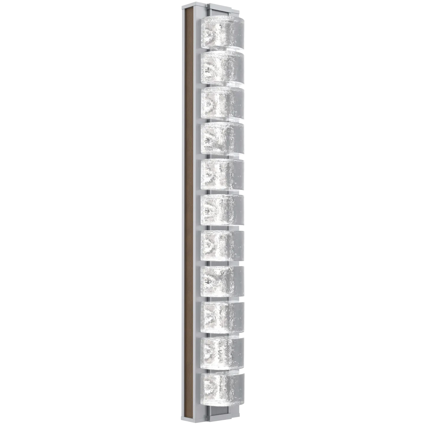 Tessera LED 5.1 inch Classic Silver with Nutmeg Sconce Wall Light