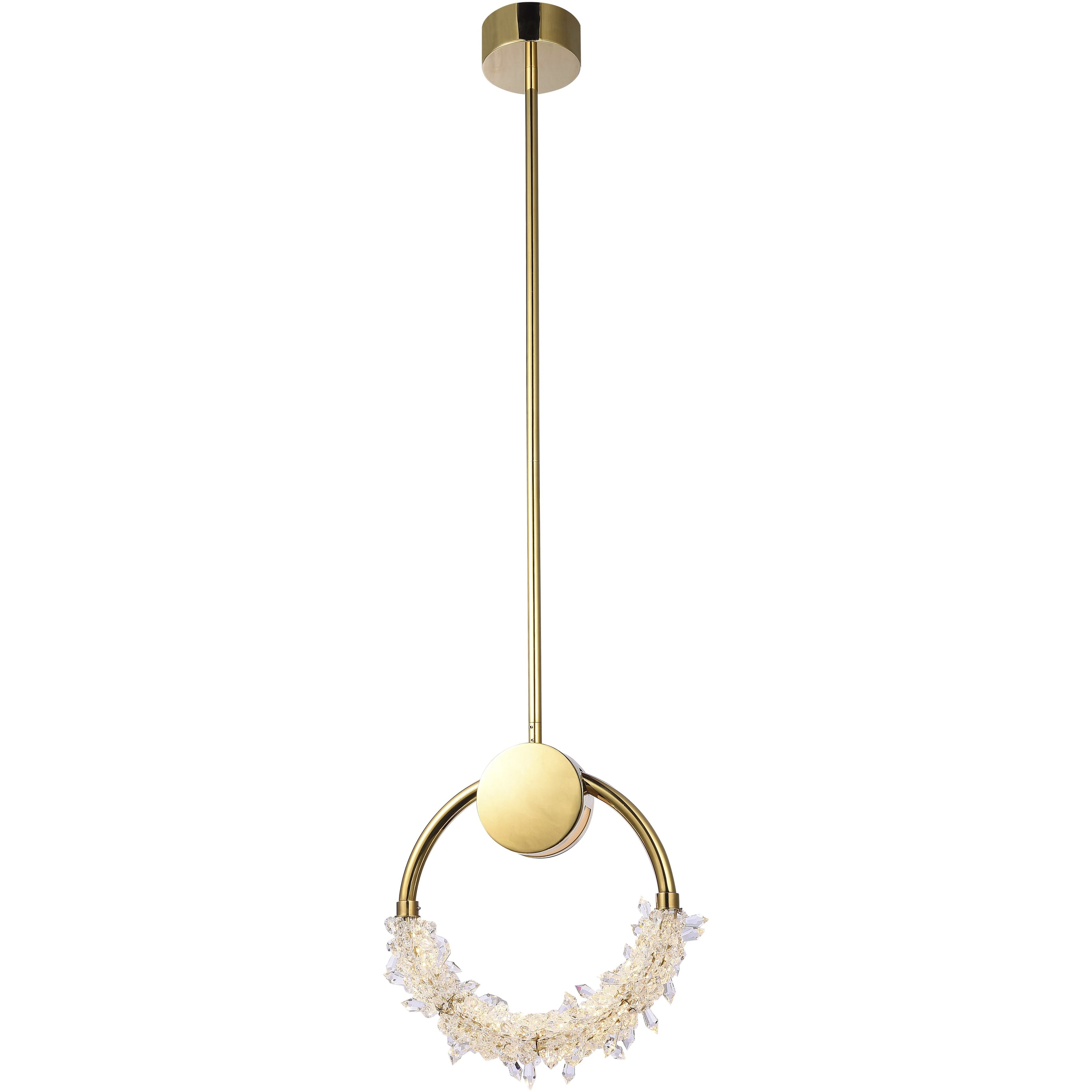 Canada LED 2 inch Gold Pendant Ceiling Light
