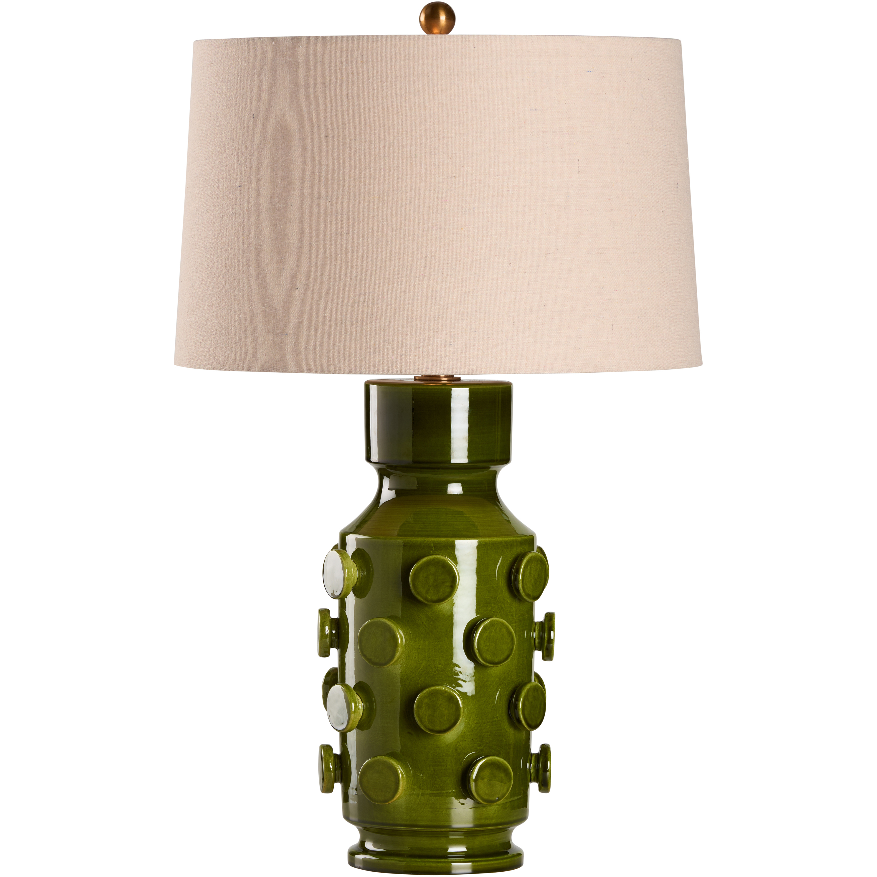 Ungaro 21.5 inch 100.00 watt Green Table Lamp Portable Light