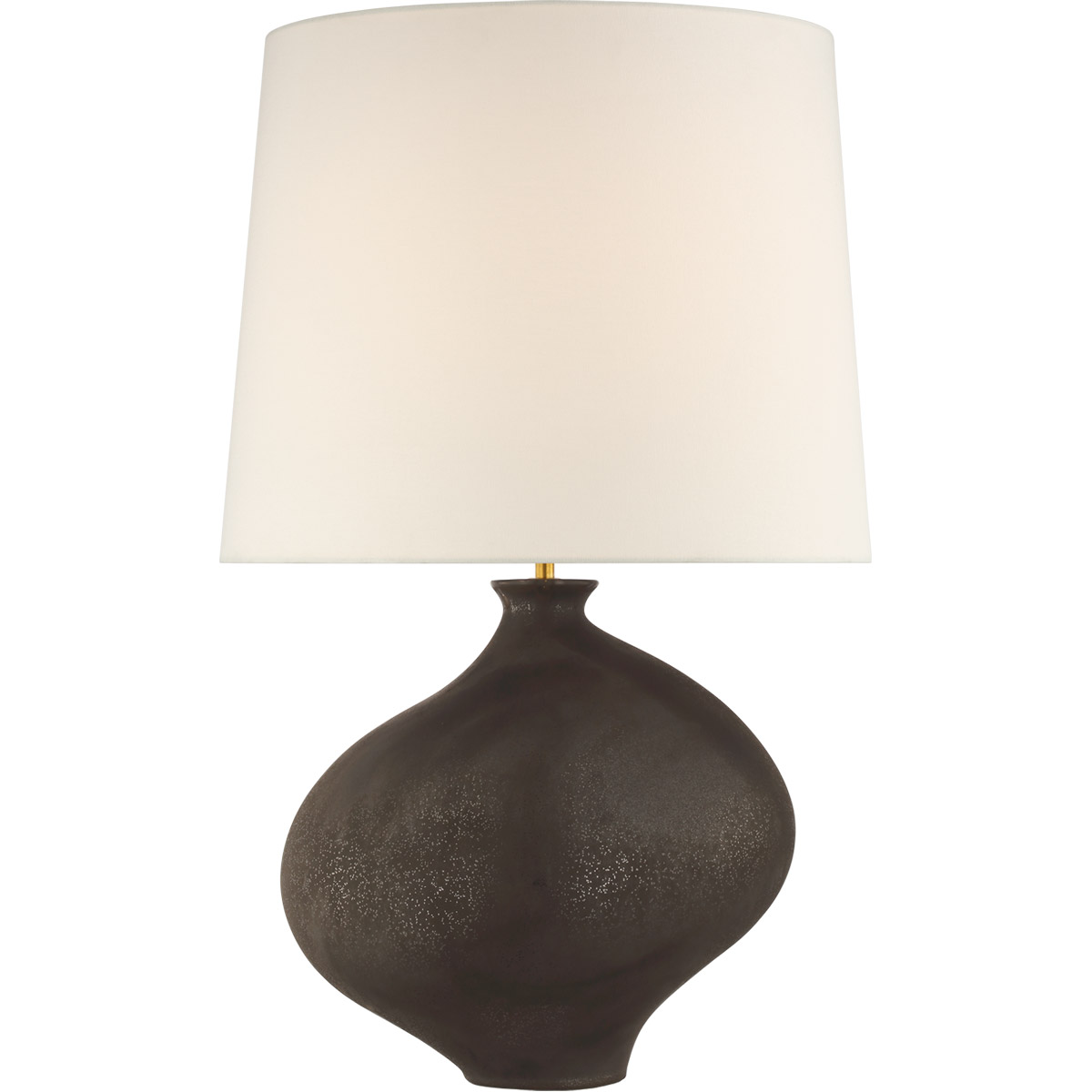 AERIN Celia 28.75 inch 15 watt Stained Black Metallic Right Table Lamp Portable Light, Large
