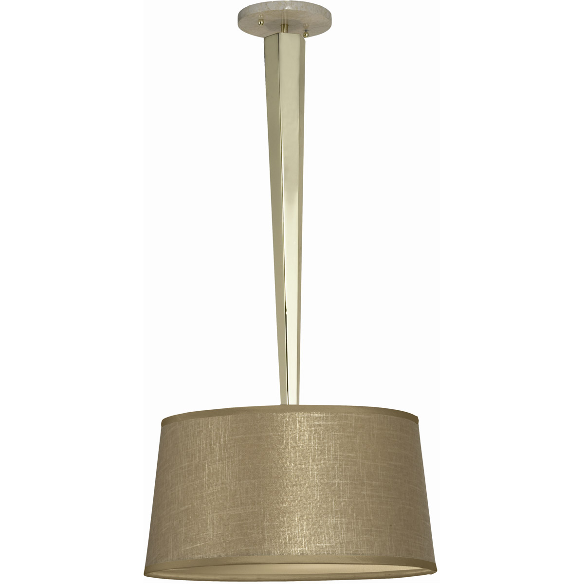 Citrine 2 Light 18 inch Brass Pendant Ceiling Light
