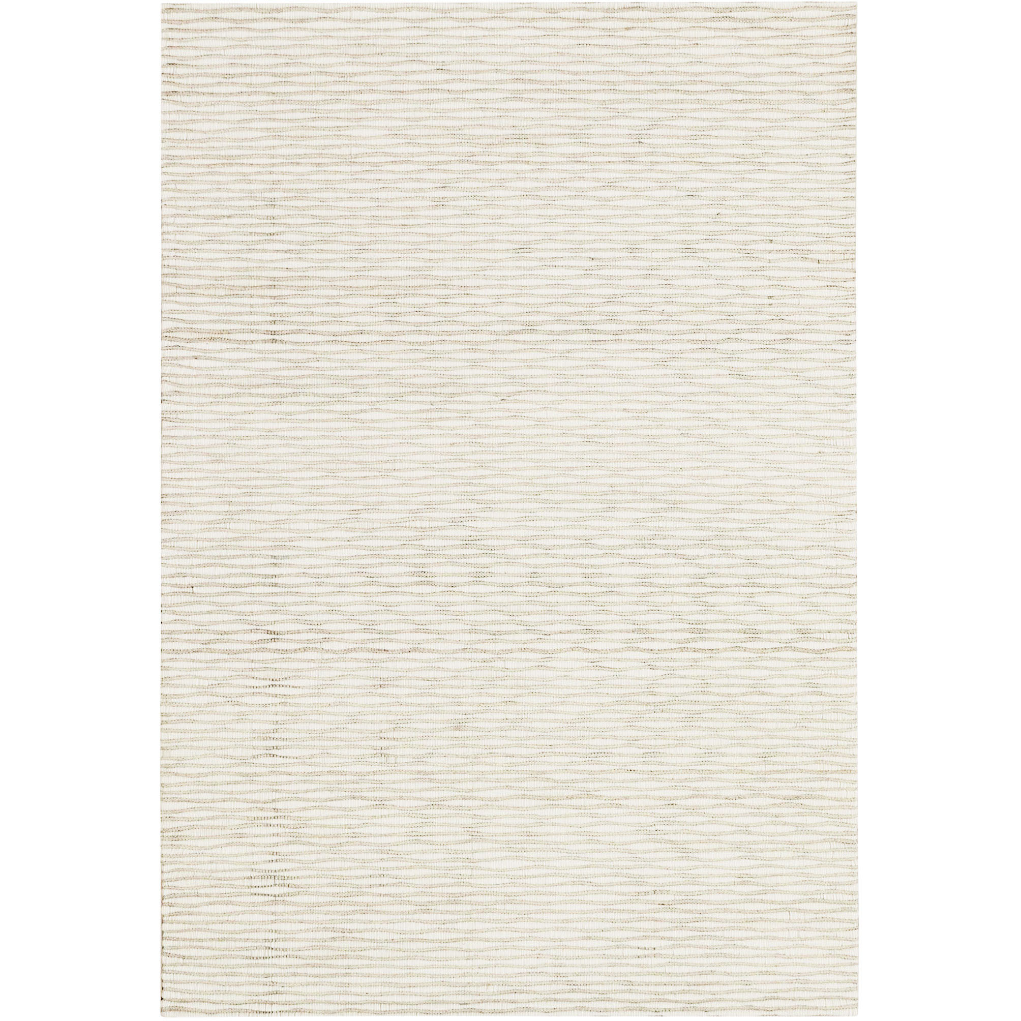 Natural Luxe 36 X 24 inch White/Ivory Rug in 2 x 3