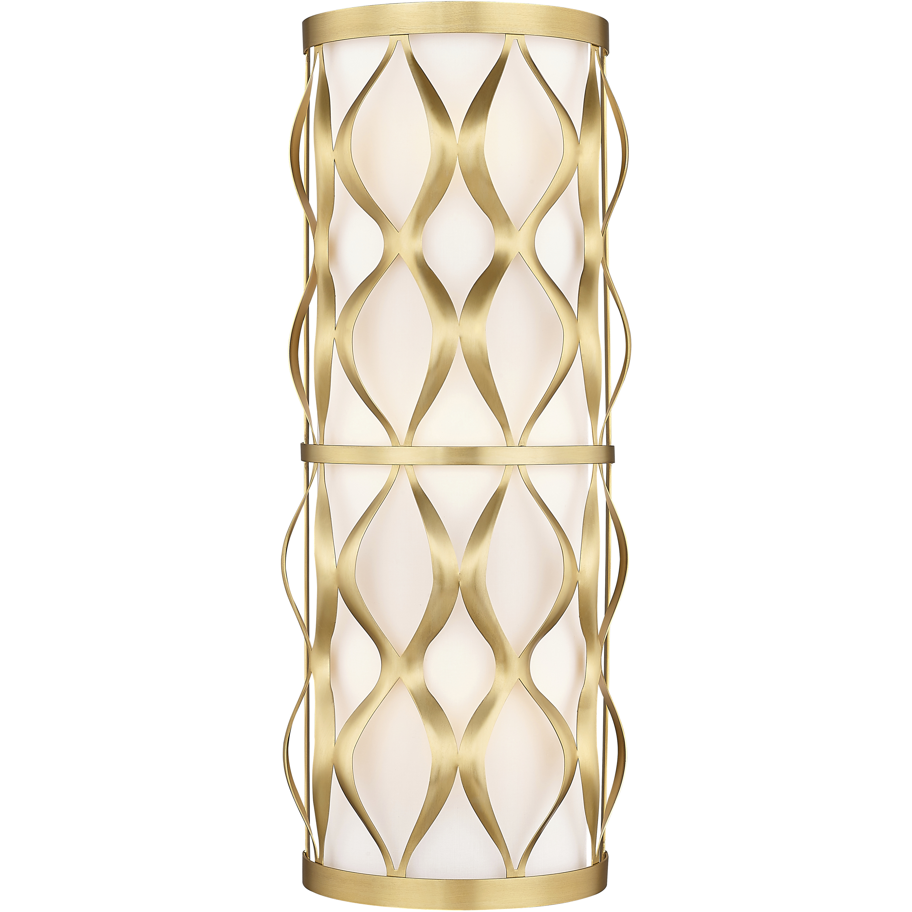 Harden 3 Light 8 inch Modern Gold Wall Sconce Wall Light