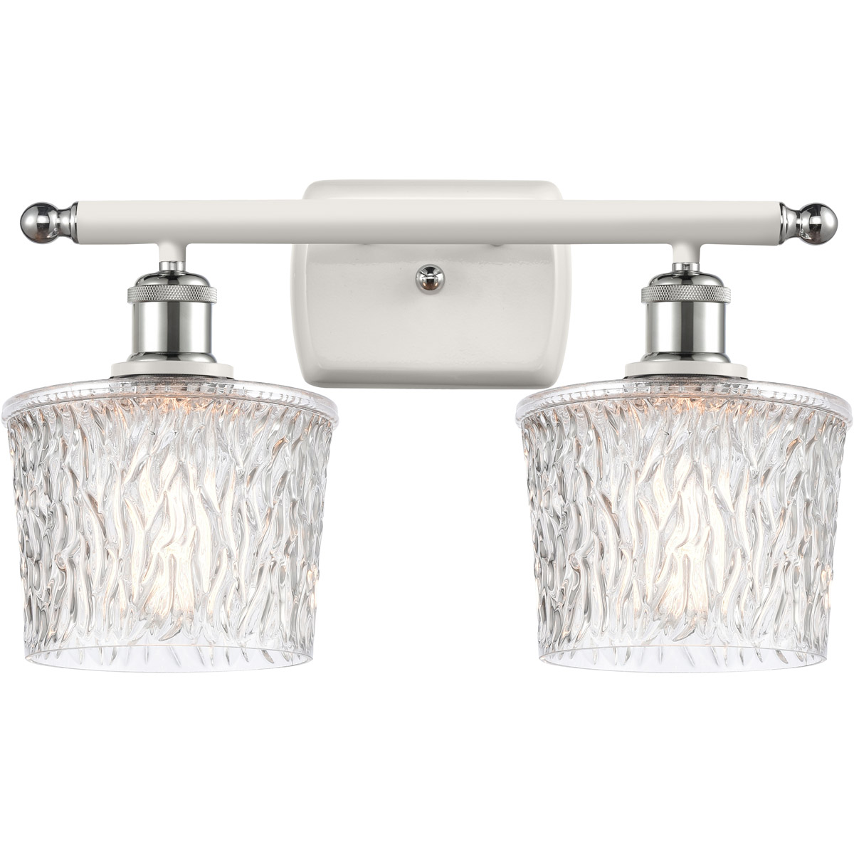 Ballston Niagra LED 16 inch White and Polished Chrome Bath Vanity Light Wall Light, Ballston