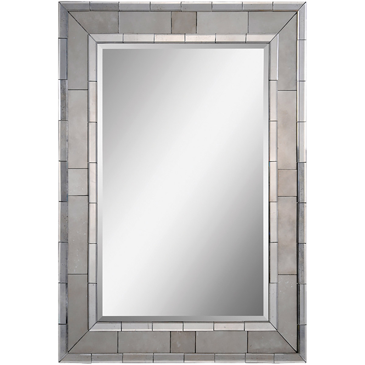 Glendale 47 X 35 inch Silver Wall Mirror