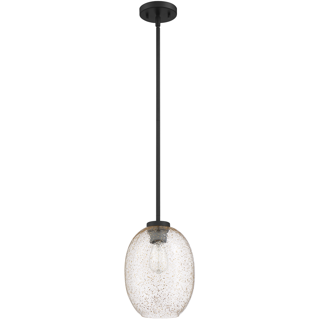 Razzle 1 Light 8.4 inch Black Pendant Ceiling Light