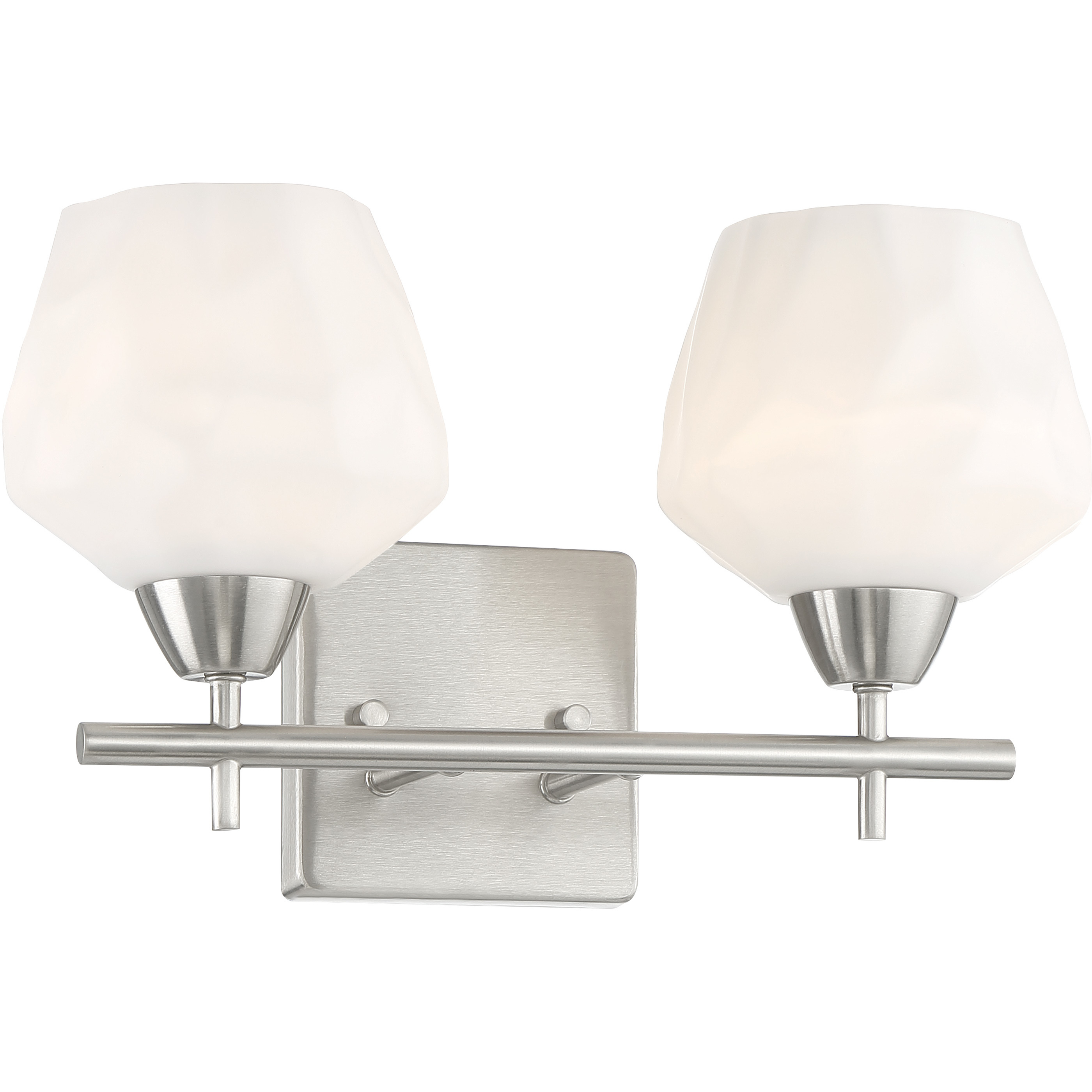 Camrin 2 Light 14 inch Brushed Nickel Bath Light Wall Light