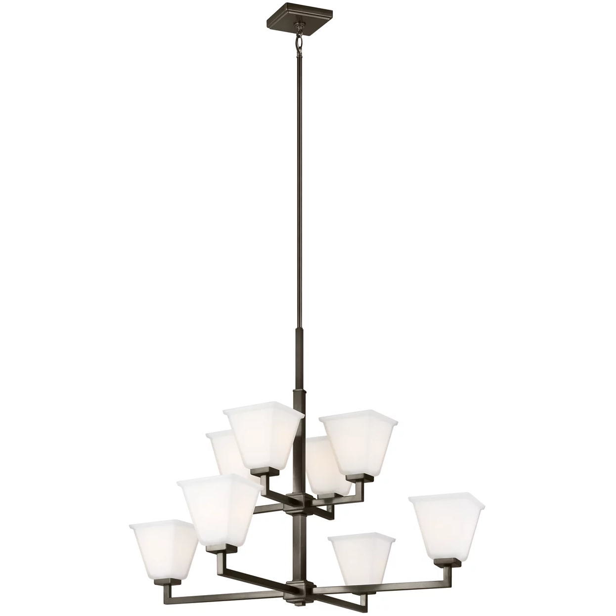 Ellis Harper 8 Light 35.5 inch Brushed Oil Rubbed Bronze Chandelier Ceiling Light