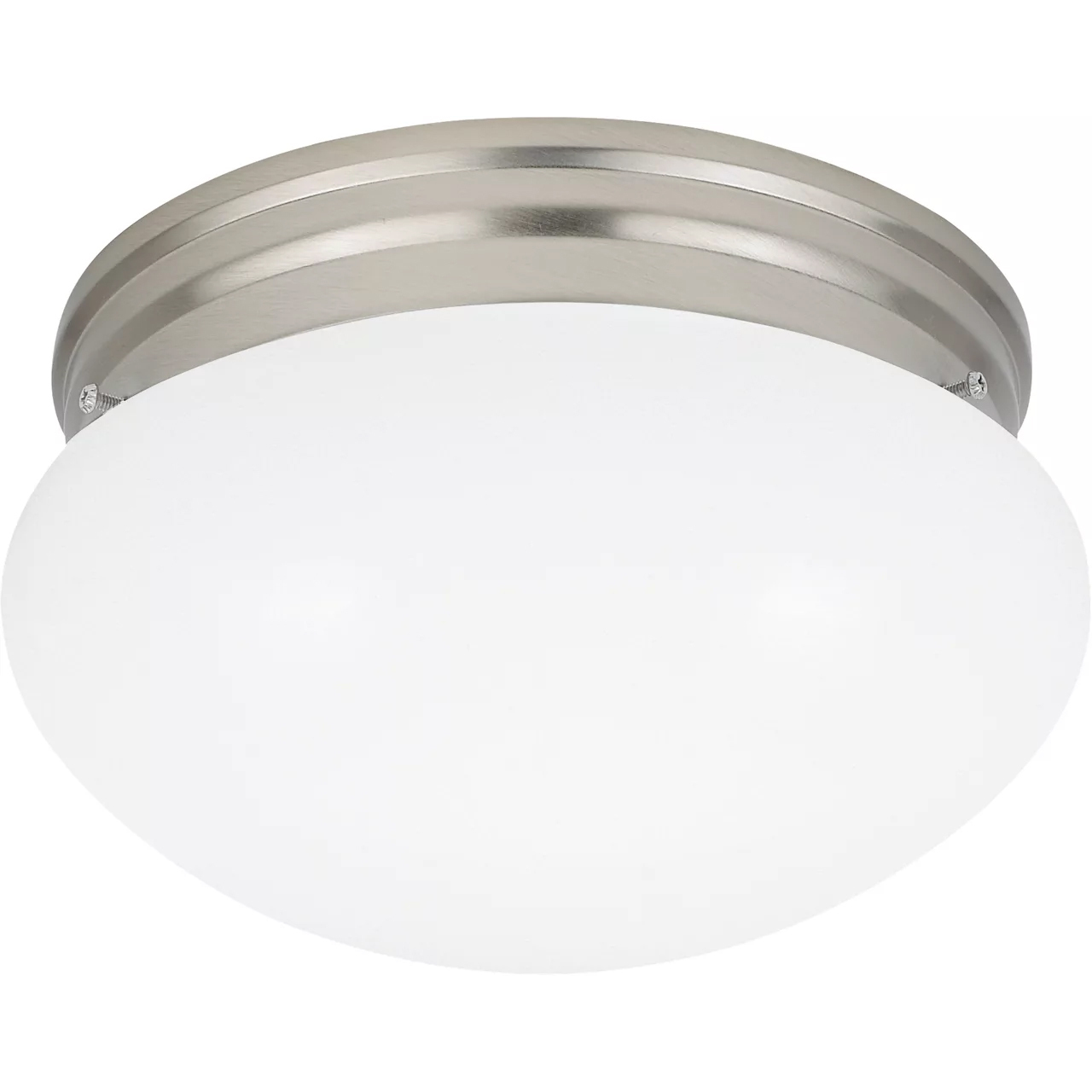 Webster 2 Light 9.5 inch Brushed Nickel Flush Mount Ceiling Light