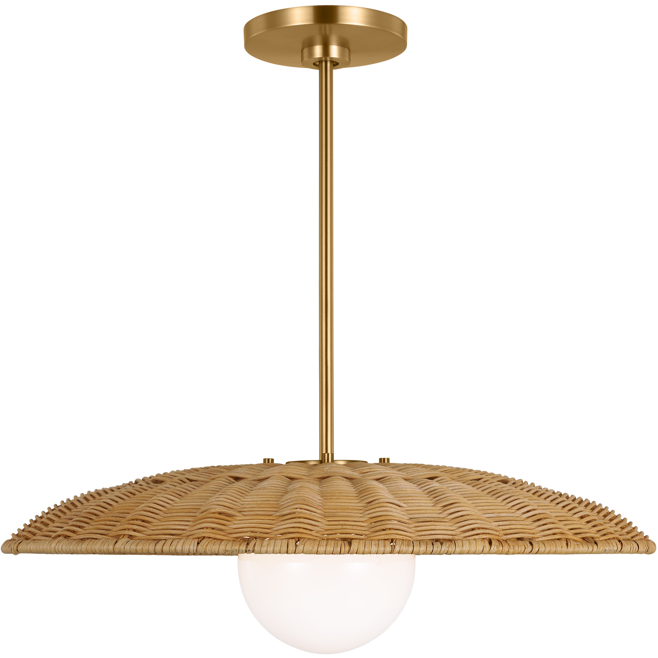 kate spade new york Mari 1 Light 21.63 inch Burnished Brass Pendant Ceiling Light