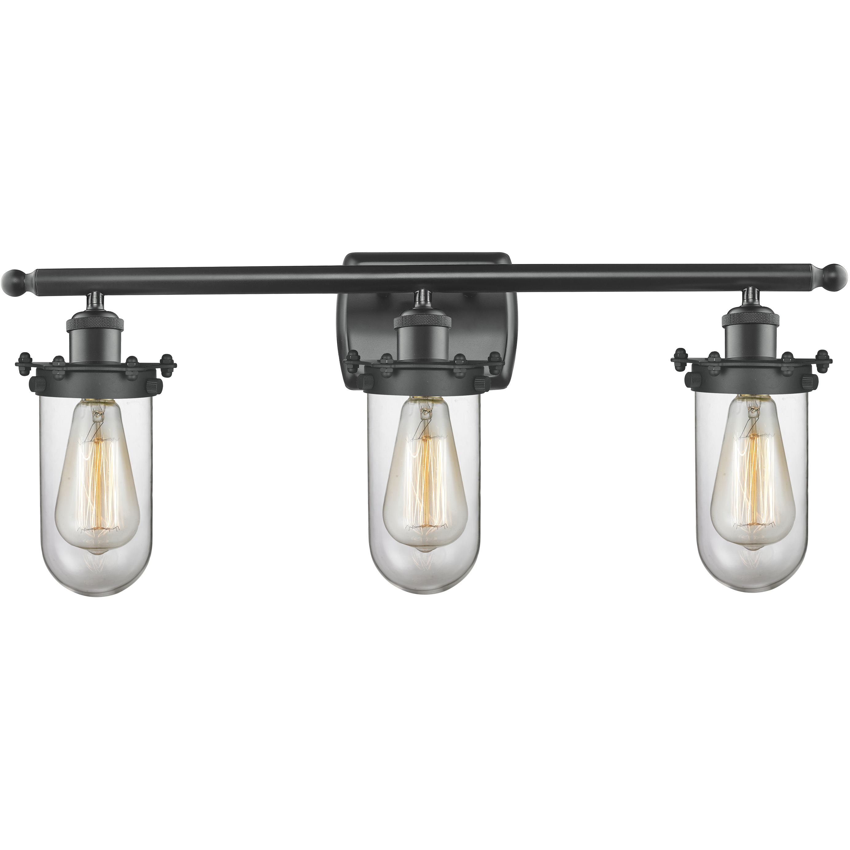 Austere Kingsbury 3 Light 26 inch Brushed Satin Nickel Bath Vanity Light Wall Light