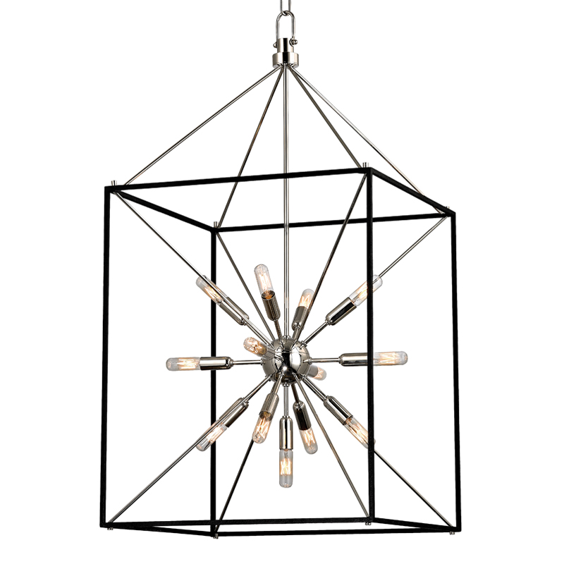 Glendale 13 Light 20.25 inch Polished Nickel Hanging Lantern Ceiling Light