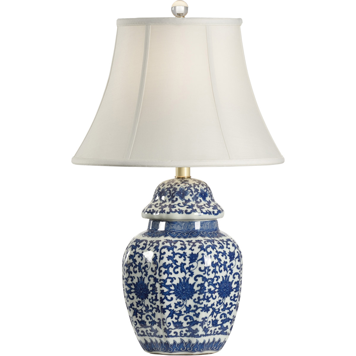 Chelsea House 24 inch 100.00 watt Blue/White Table Lamp Portable Light