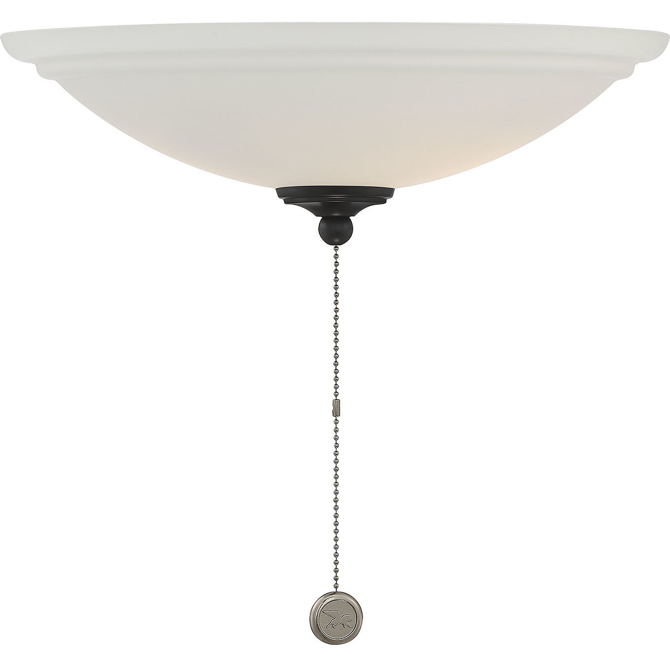 Wind Star LED Matte Black Ceiling Fan Light kit