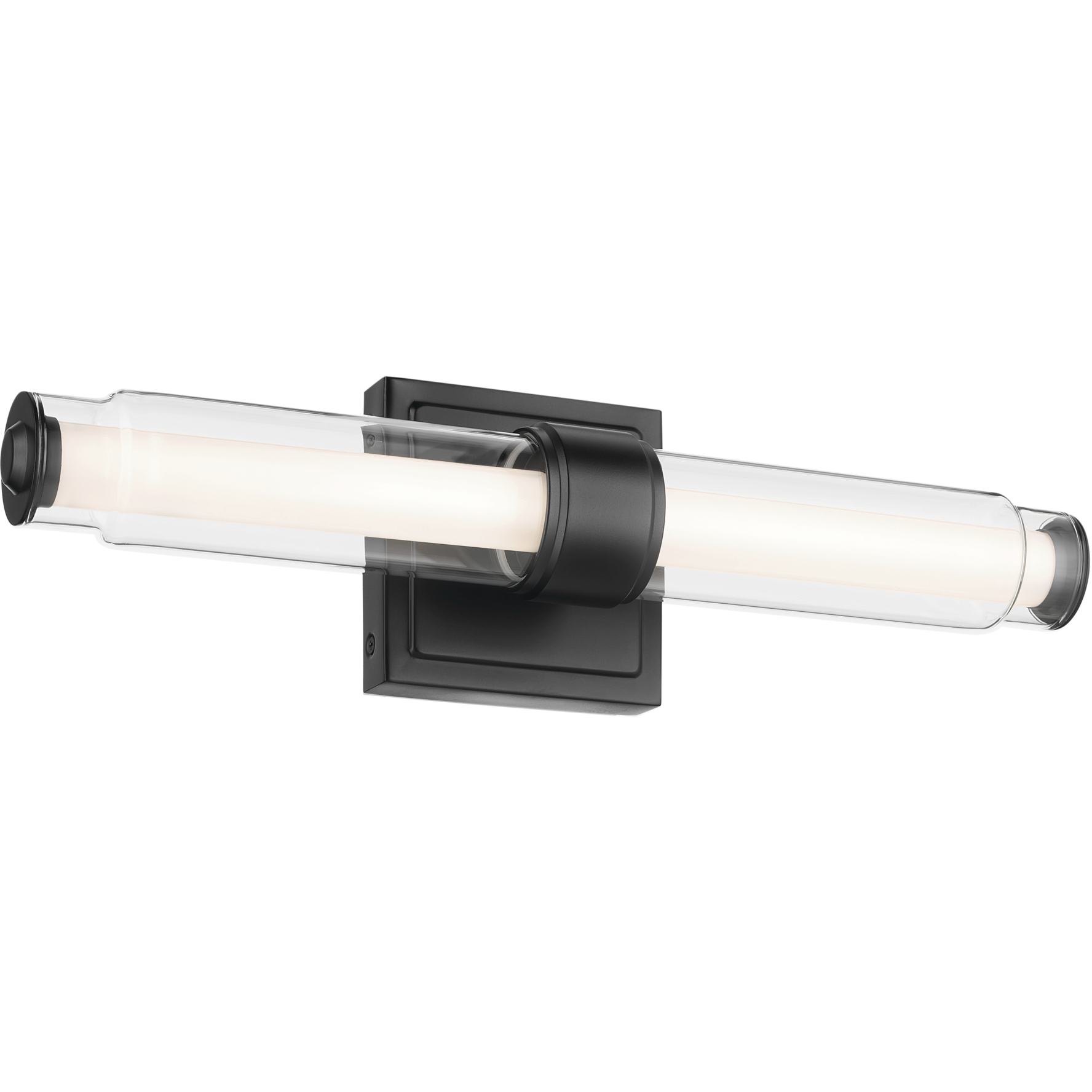 Laurene LED 18.5 inch Black Linear Bath Bar Wall Light, Small