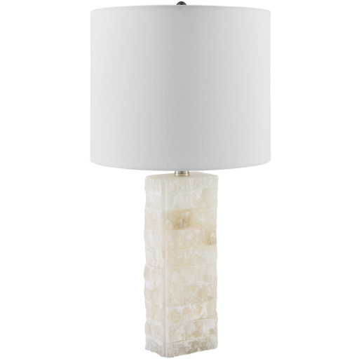 Falaise 23.85 inch 100 watt Carved and Plated Accent Table Lamp Portable Light