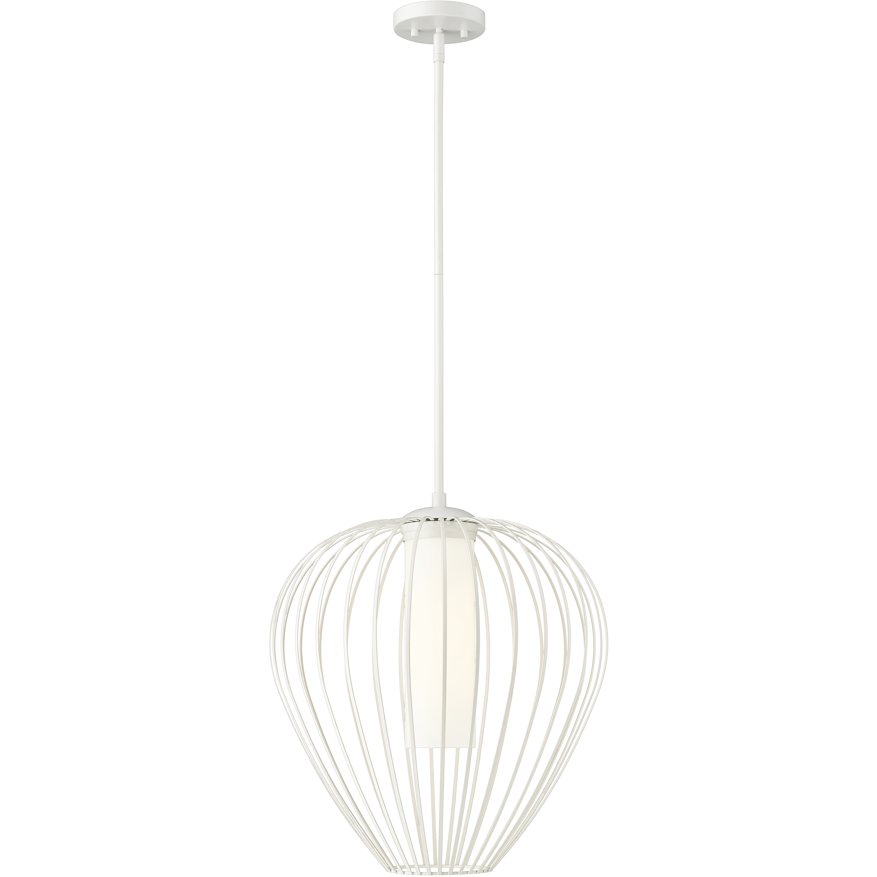 White wire pendant light hot sale