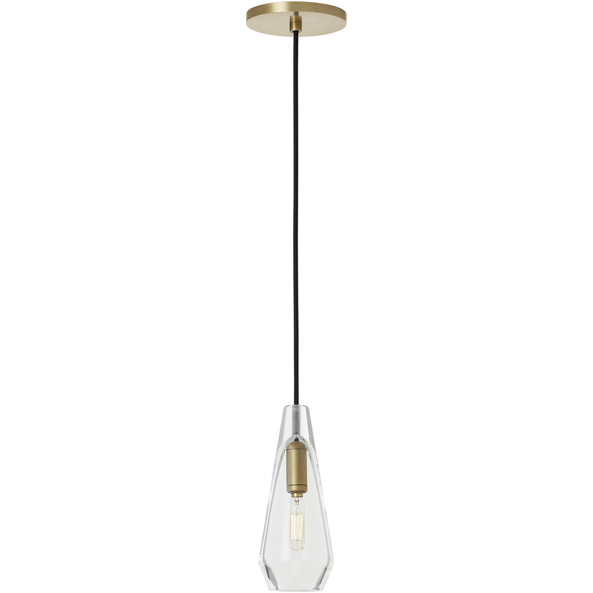 Sean Lavin Lustra LED 3.7 inch Natural Brass Line-Voltage Pendant Ceiling Light