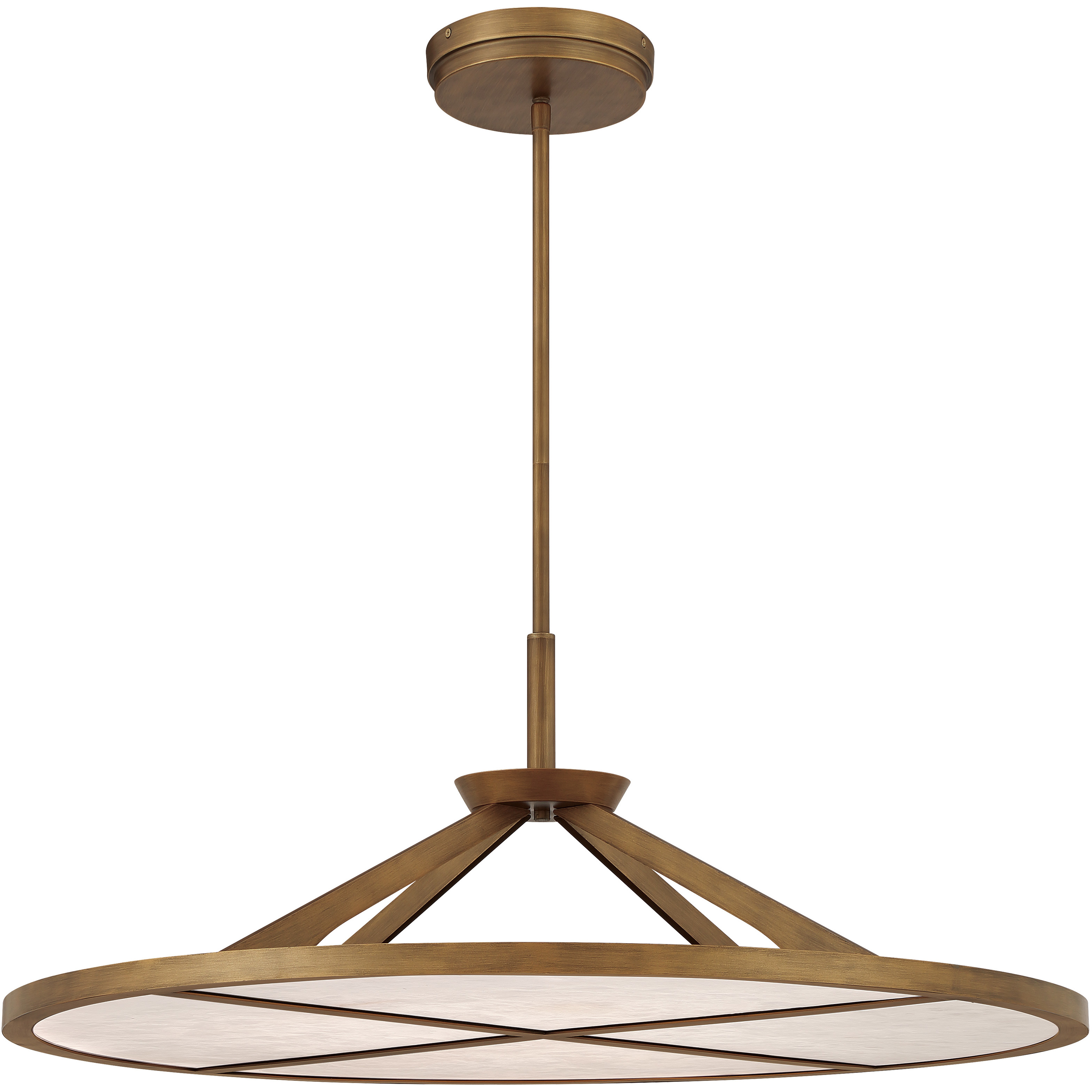 Stiles LED 36 inch Ashen Gold Pendant Ceiling Light