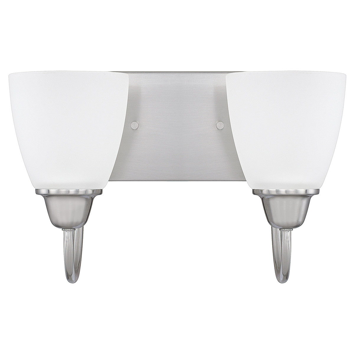 Trenton 2 Light 12.75 inch Brushed Nickel Vanity Light Wall Light
