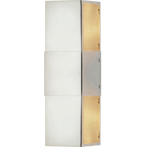 Clodagh Bowery 2 Light 12 inch Polished Nickel Bath Sconce Wall Light