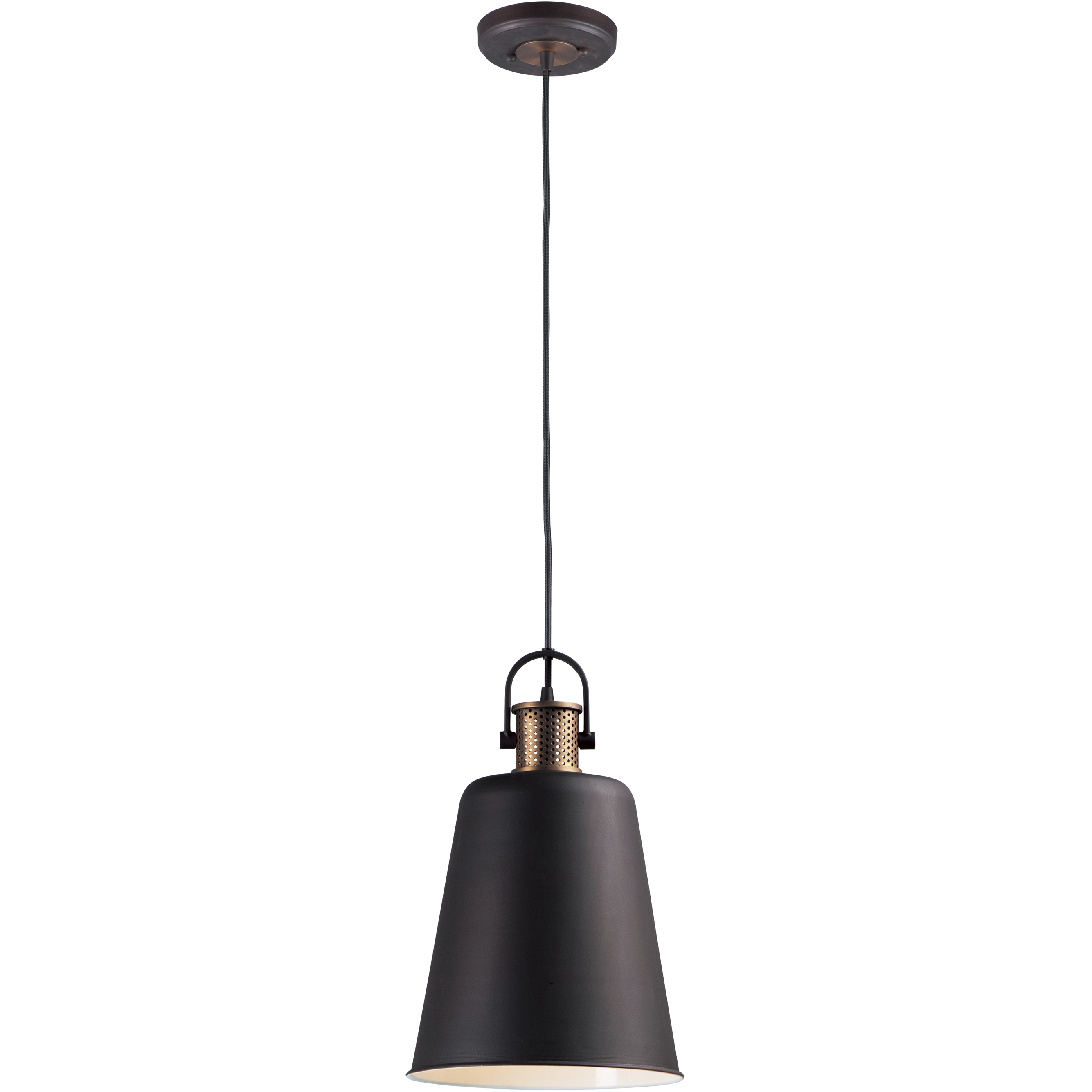 Sedona 1 Light 9.75 inch Oil Rubbed Bronze and Antique Brass Single Pendant Ceiling Light