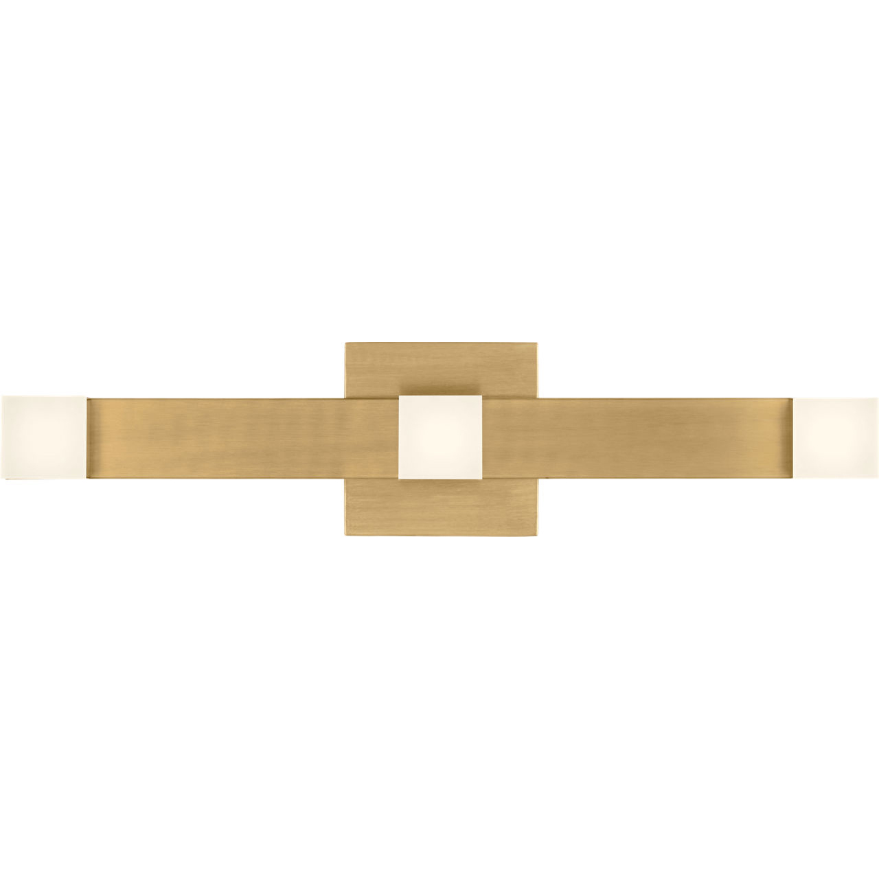 Drew & Jonathan Scott Brander LED 20.88 inch Satin Brass Vanity Light Wall Light
