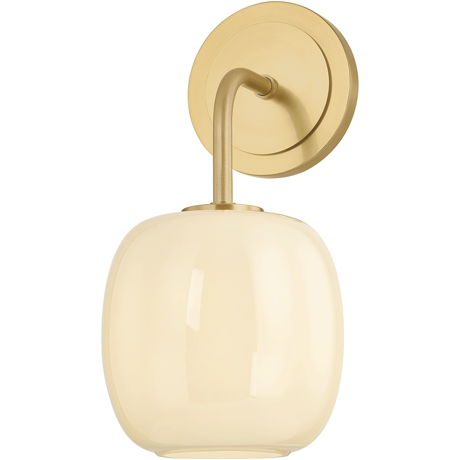 Lisette 1 Light 6 inch Aged Brass Wall Sconce Wall Light