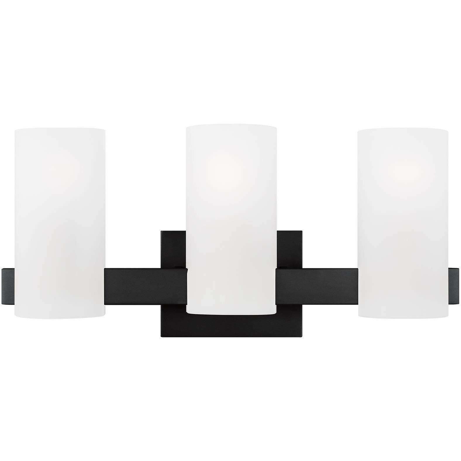 Drew & Jonathan Scott Rhode 3 Light 19.63 inch Midnight Black Vanity Light Wall Light