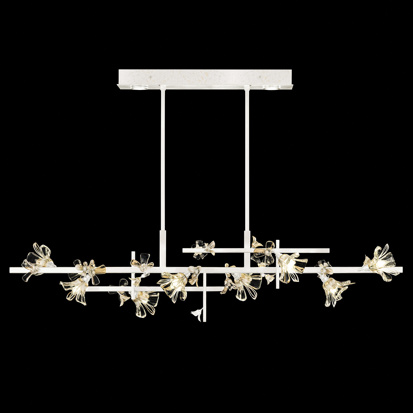 Azu LED 65 inch White Pendant Ceiling Light