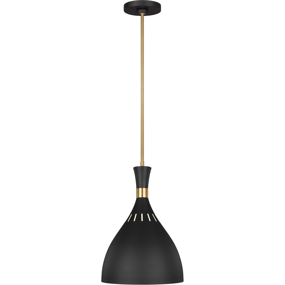 ED Ellen DeGeneres Joan 1 Light 12 inch Midnight Black Pendant Ceiling Light