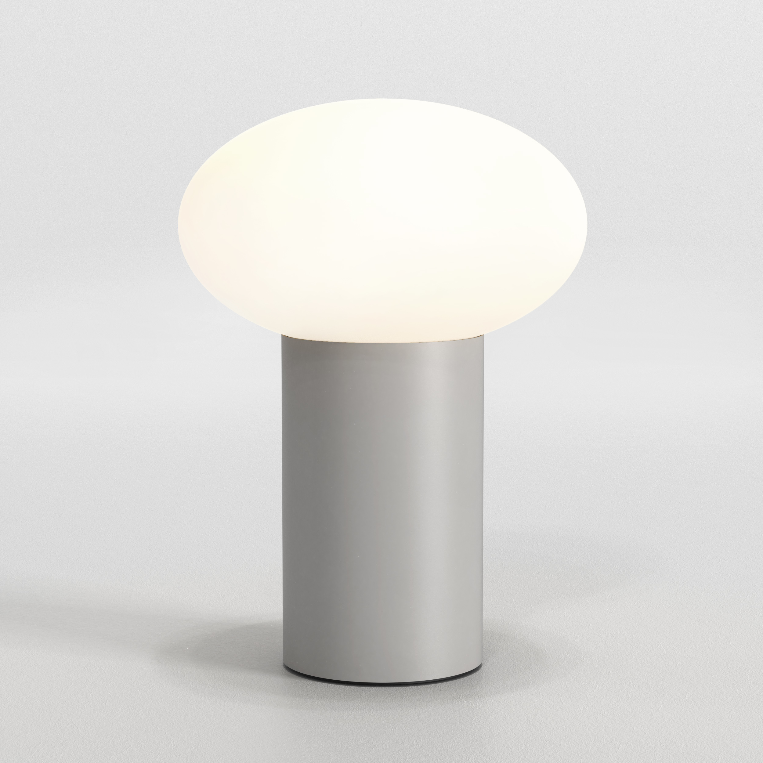 Zeppo 8.27 inch Pebble Grey Interior Portable Light
