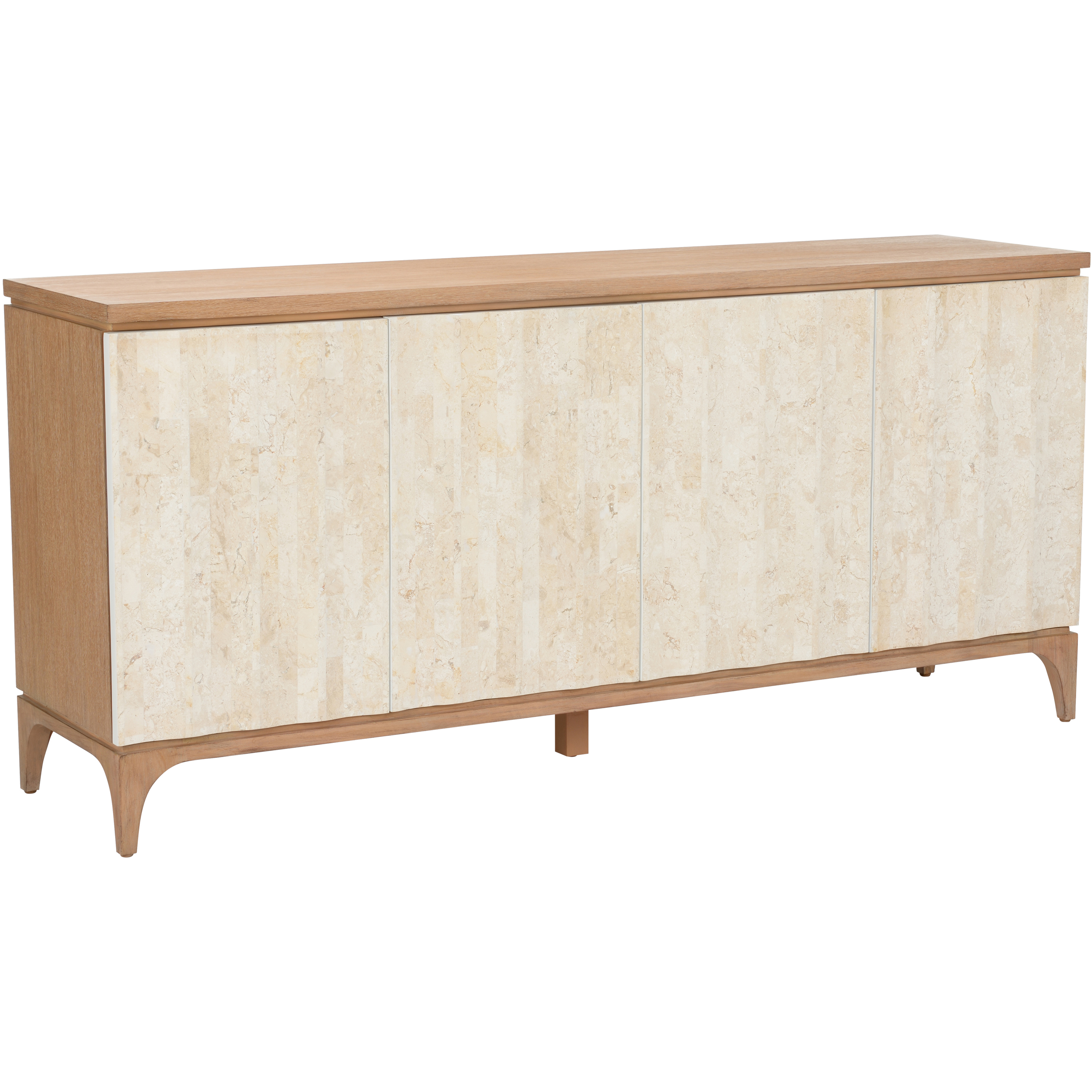 Lando Brown and White/Cream Cabinet