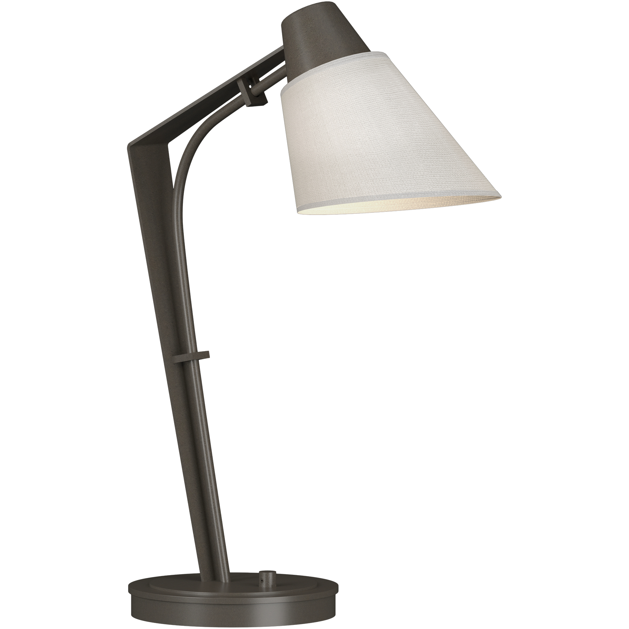 Reach 21.9 inch 100 watt Dark Smoke Table Lamp Portable Light in Natural Anna