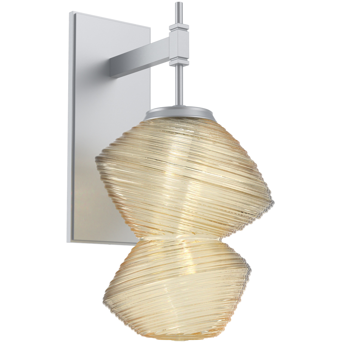 Mesa LED Classic Silver Indoor Sconce Wall Light