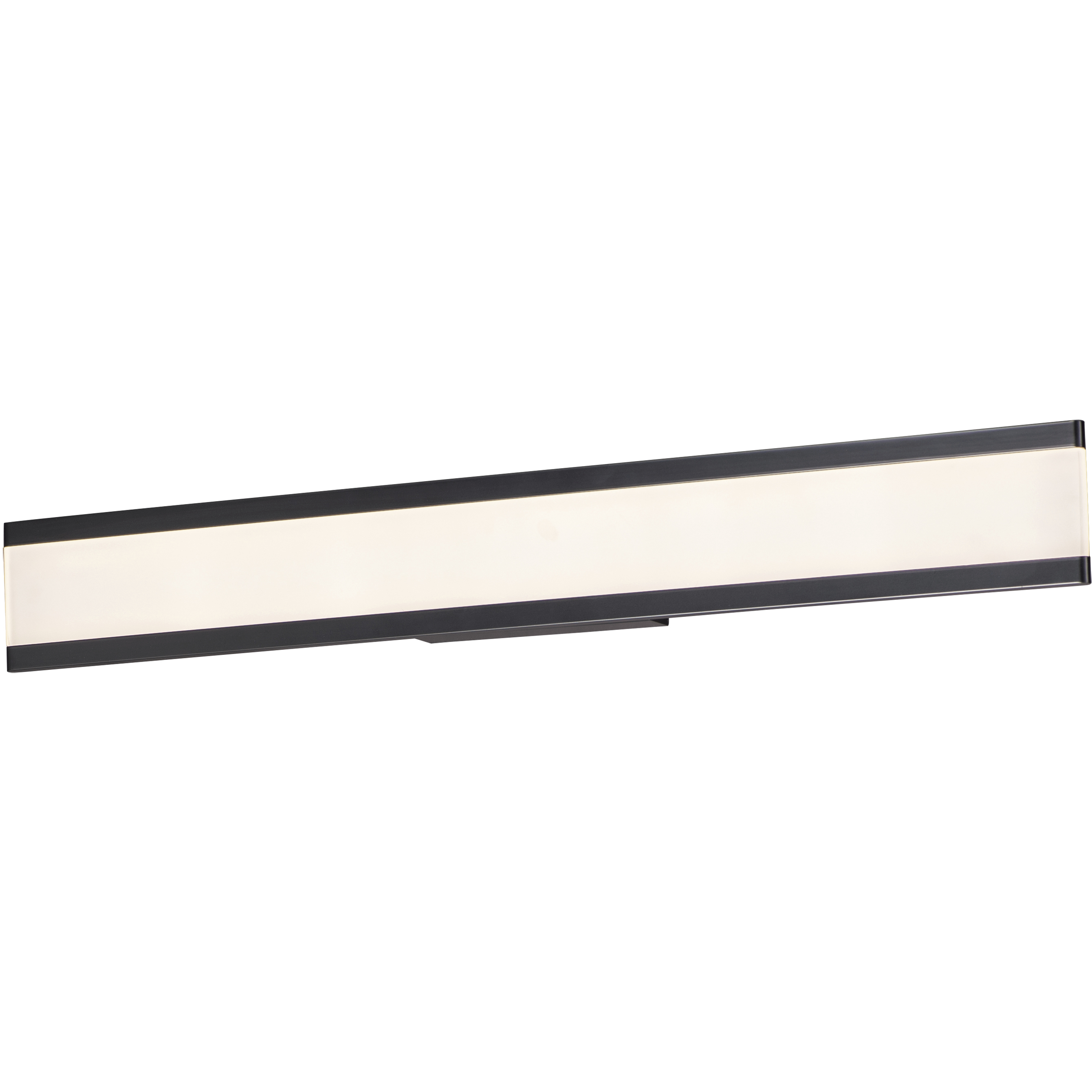 Visor LED 36 inch Black Bath Vanity Wall Light