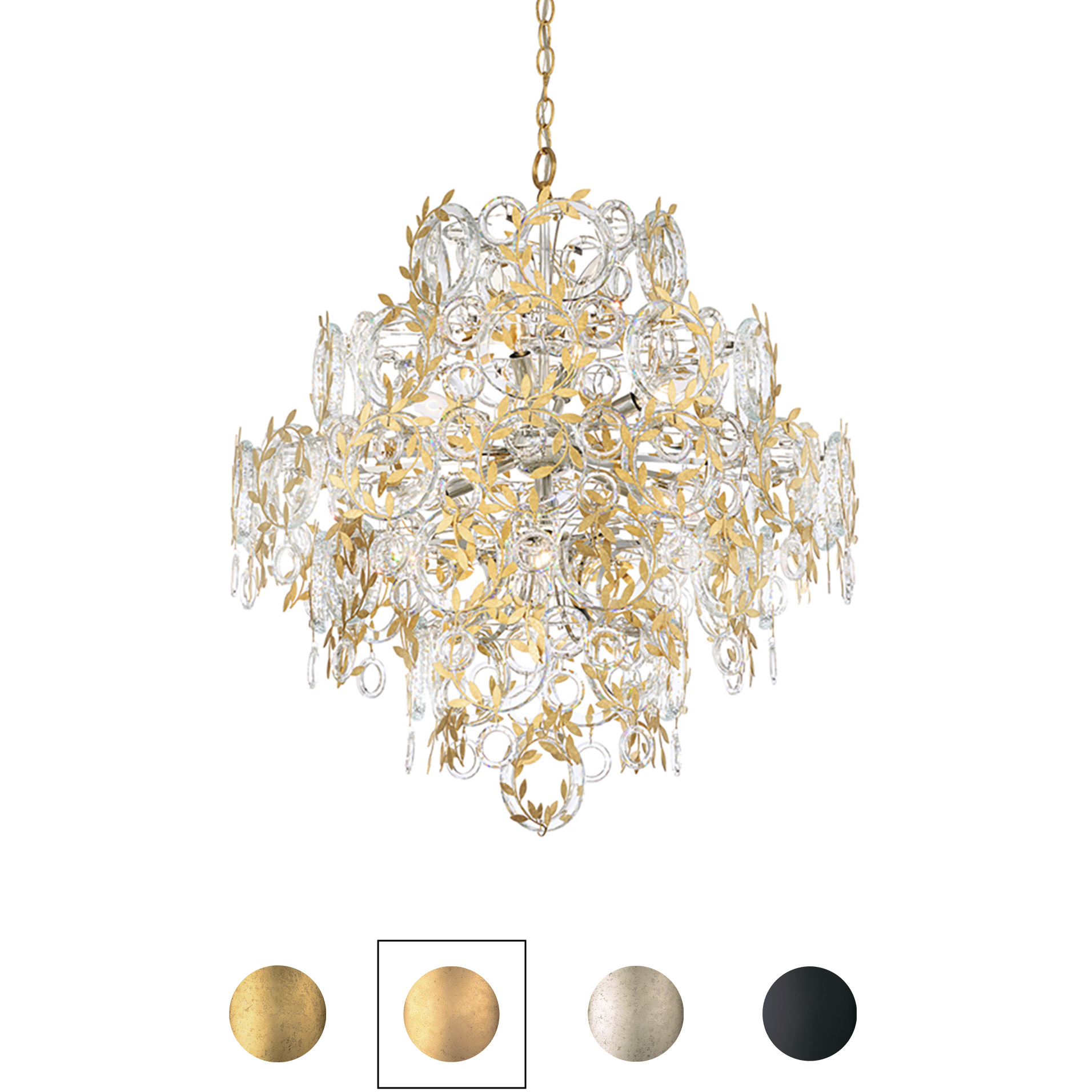 Signature Concetta 8 Light 29.5 inch Antique Silver Pendant Ceiling Light