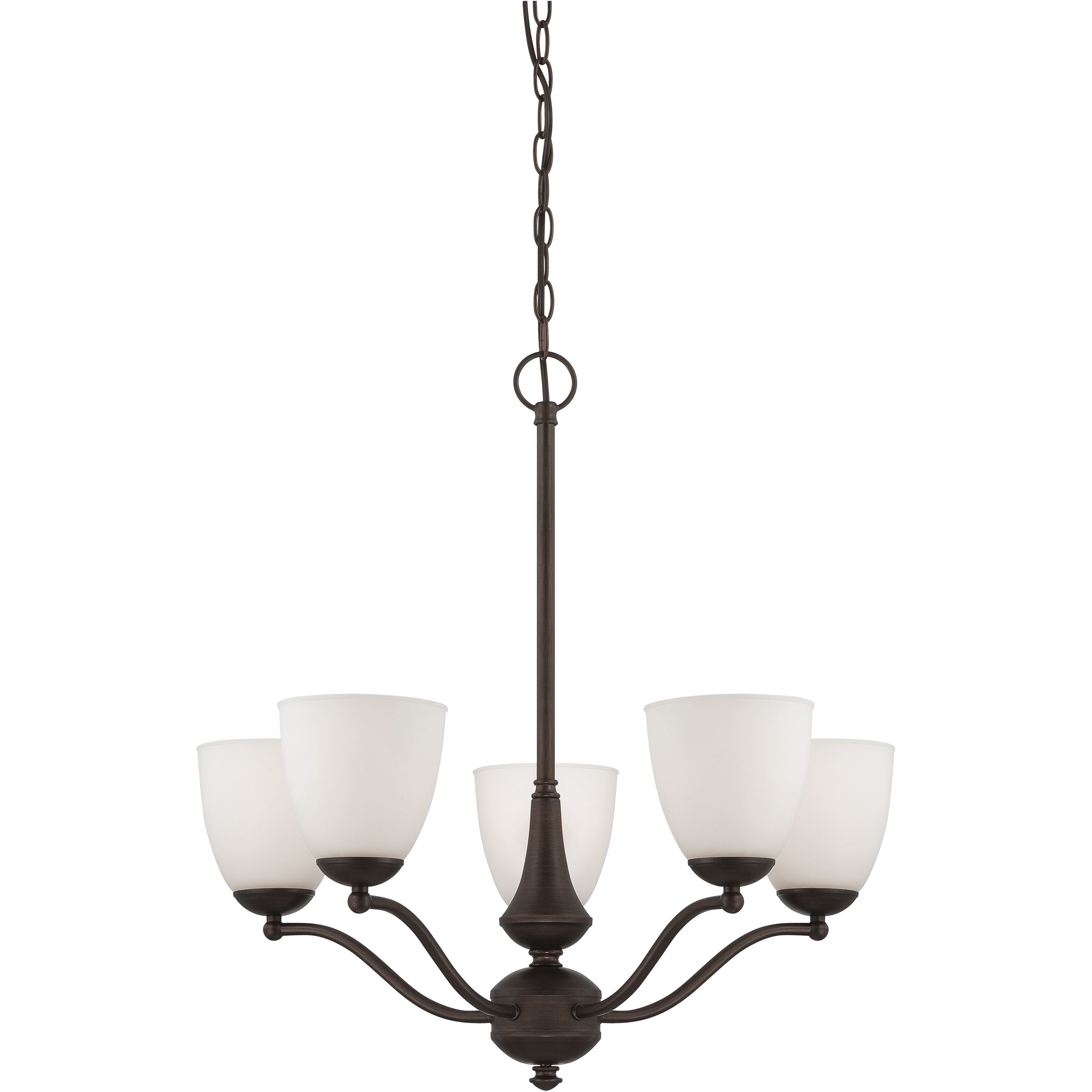 Patton 5 Light 25 inch Prairie Bronze Chandelier Ceiling Light