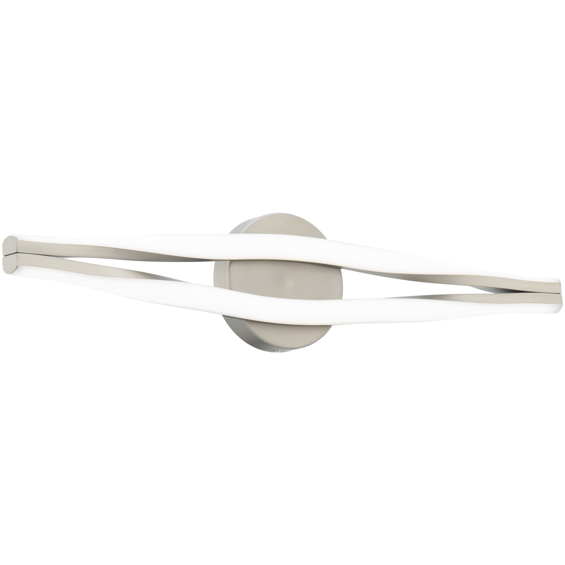 Jagger LED 26 inch Brushed Nickel Bath Vanity & Wall Light in 2700K, dweLED