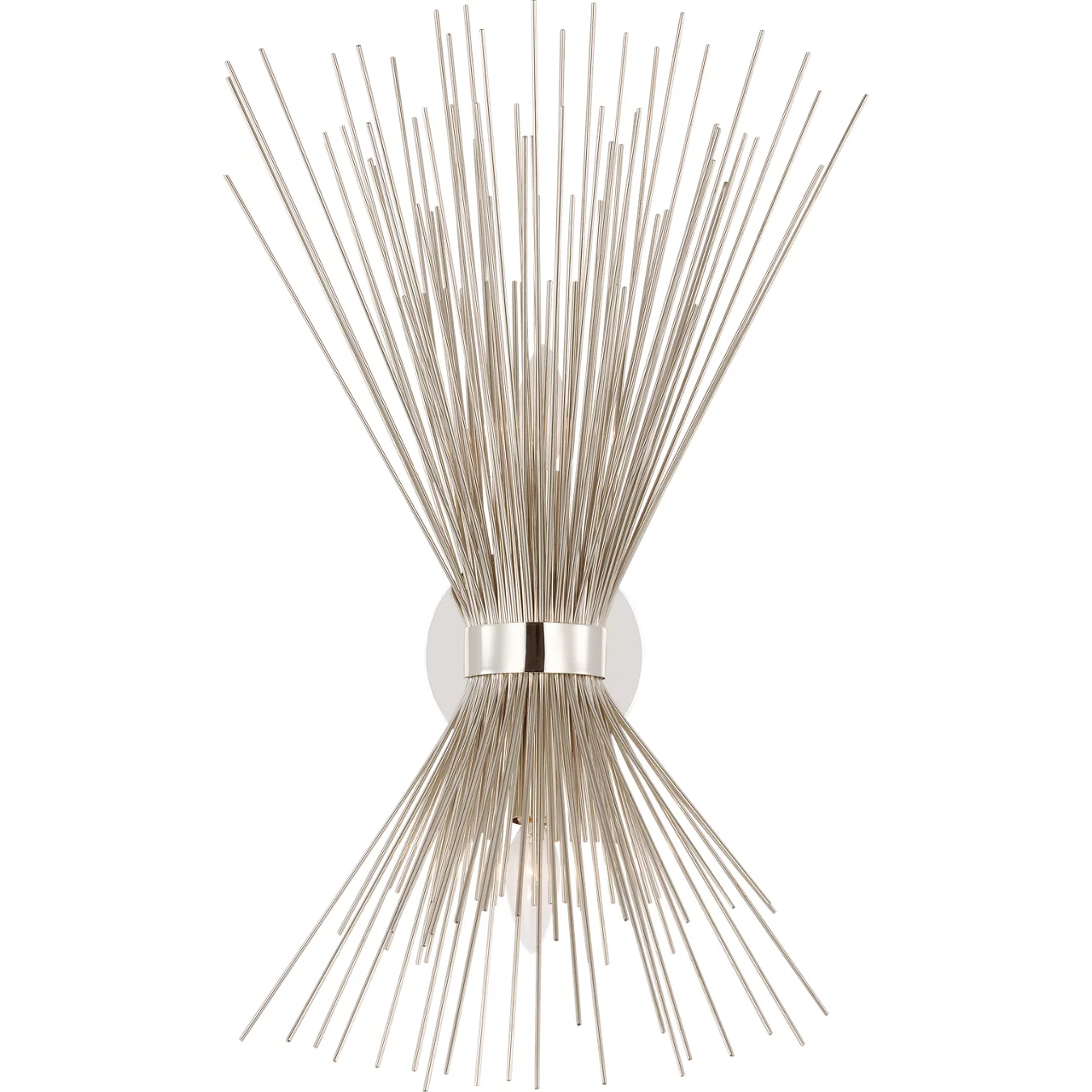 Kelly Wearstler Strada LED 8 inch Polished Nickel Sconce Wall Light, Medium