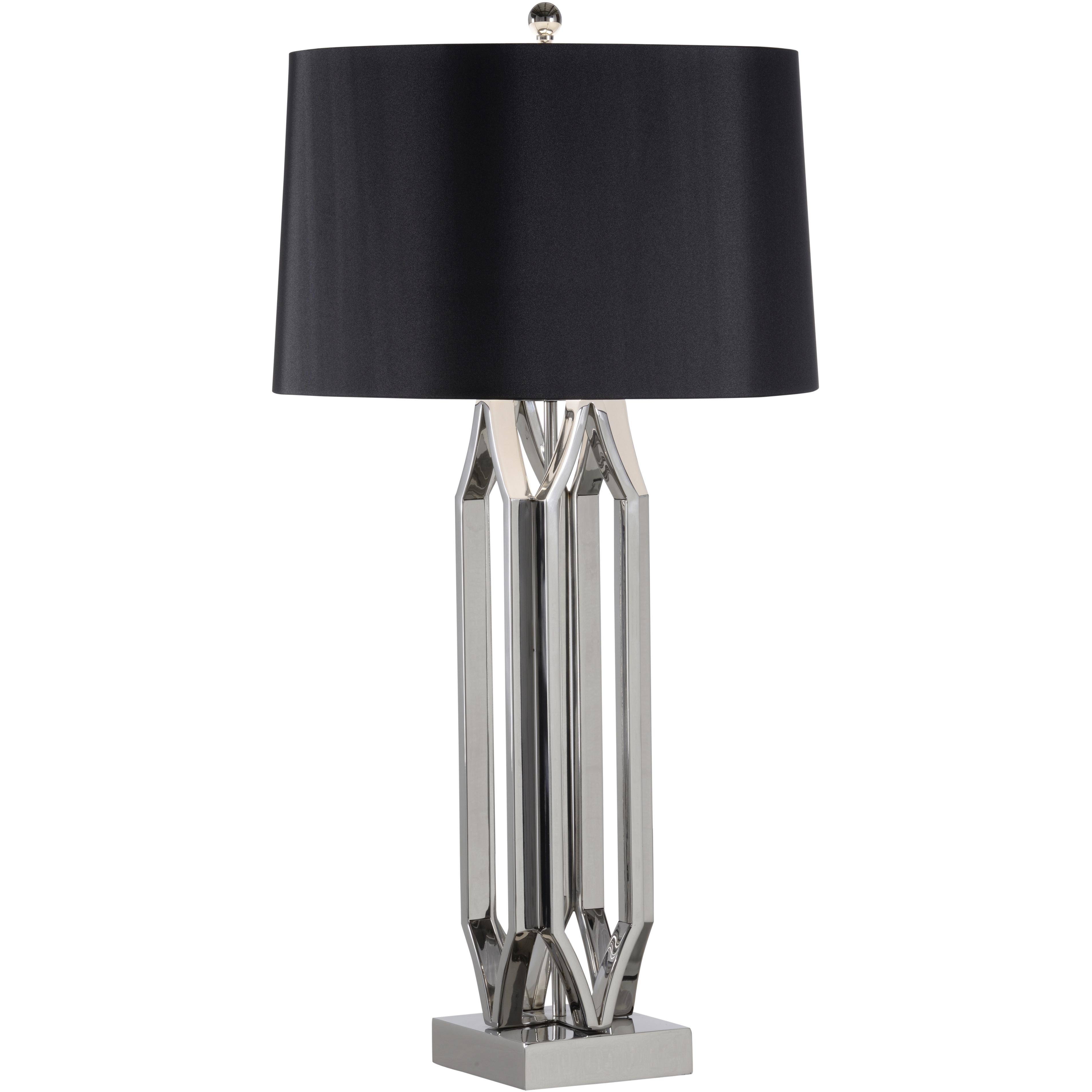 Take The Silver 29.5 inch 100.00 watt Silver Table Lamp Portable Light